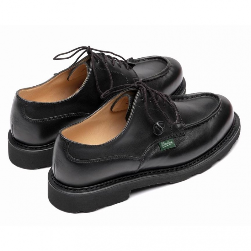 Women's Paraboot Chambord Derby Shoes Black | QFGC-53146