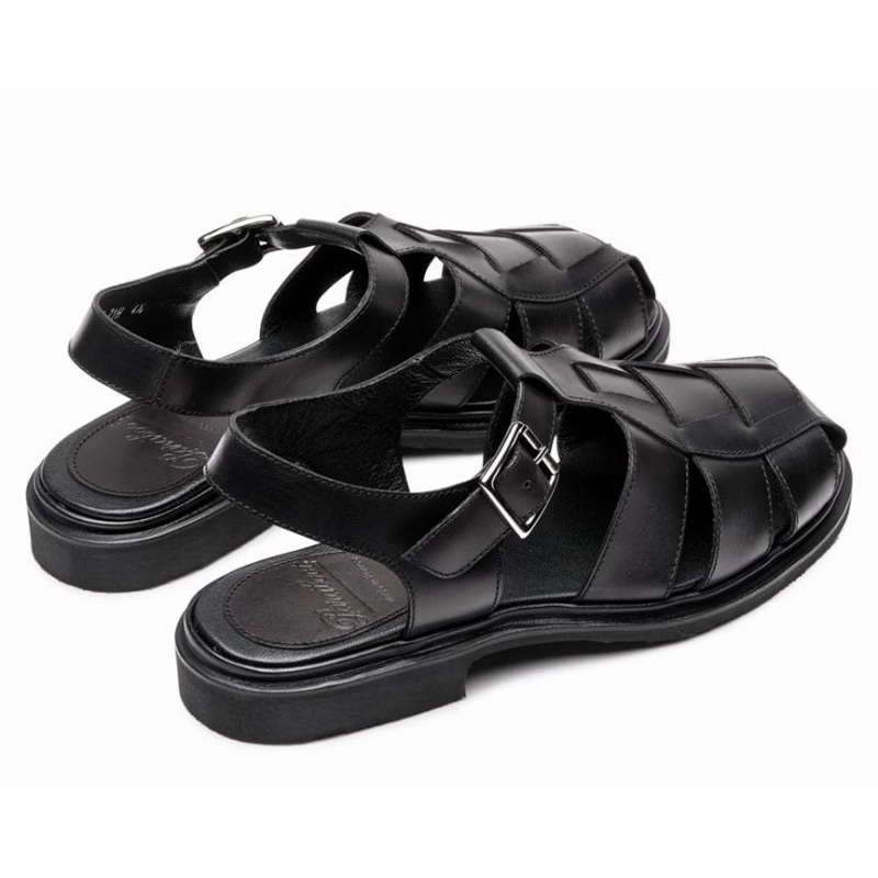 Women's Paraboot Iberis Sandals Black | KXNG-69531