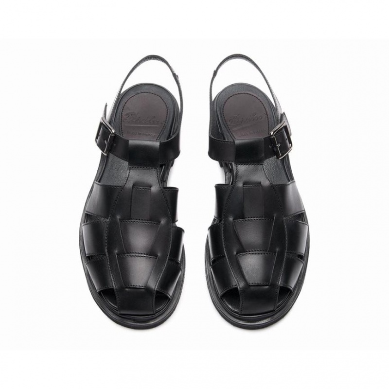 Women's Paraboot Iberis Sandals Black | KXNG-69531