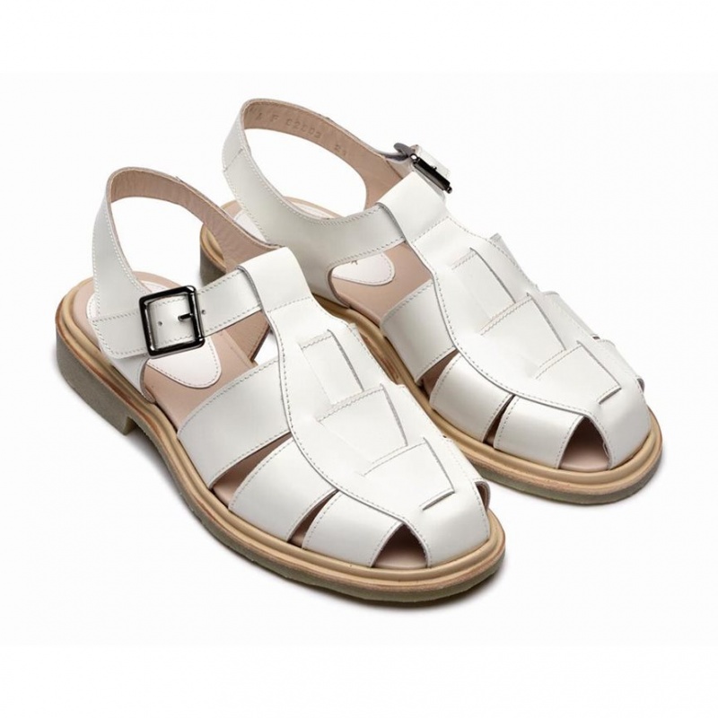 Women's Paraboot Iberis Sandals White | OJAH-21083