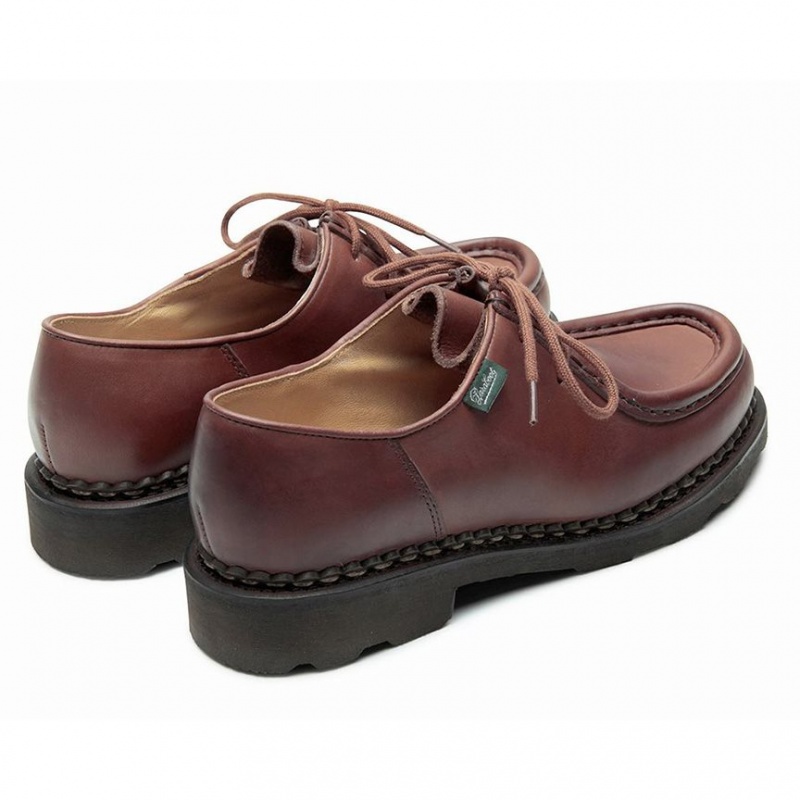 Women's Paraboot Michael Derby Shoes Brown | LZVH-50946