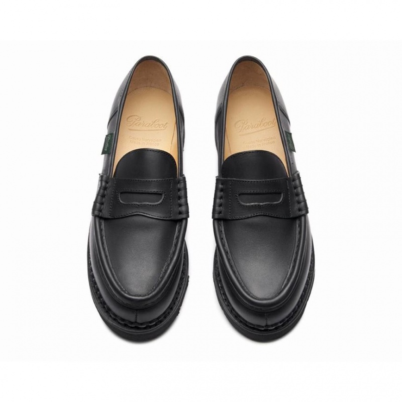 Women's Paraboot Orsay Loafers Black | OUFE-09153