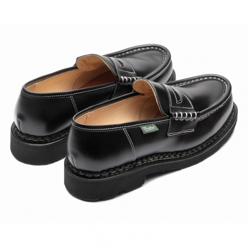 Women's Paraboot Orsay Loafers Black | YRBG-07246