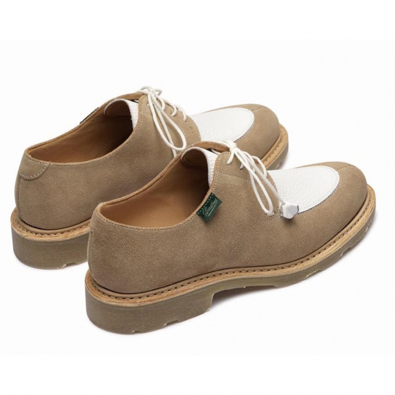 Women's Paraboot Veley Derby Shoes Beige | MZTR-57283