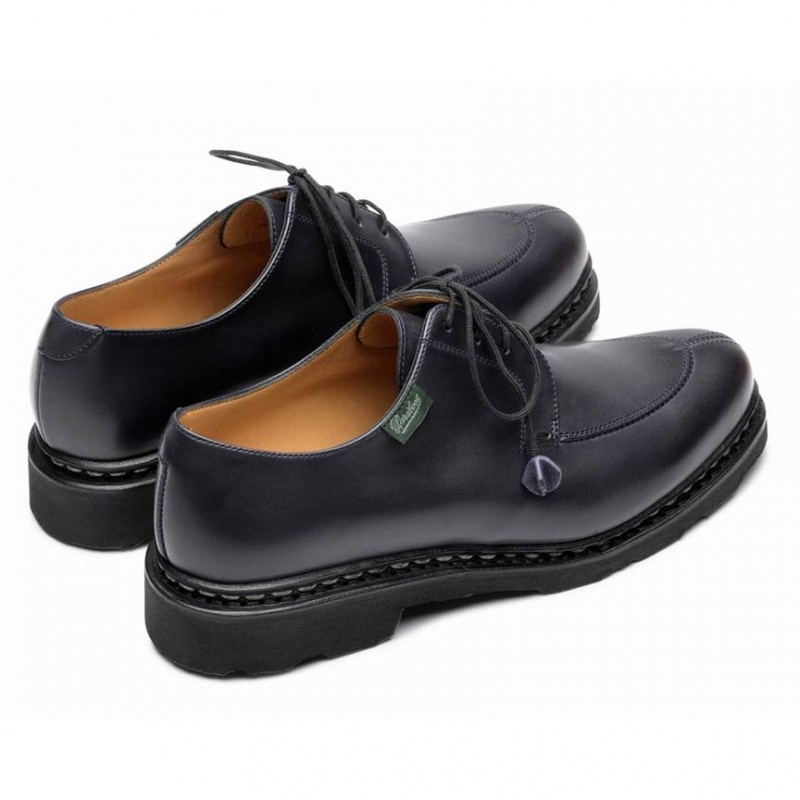 Women's Paraboot Veley Derby Shoes Black | WAVR-52389