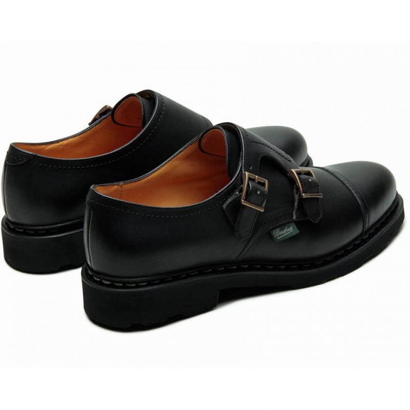 Women's Paraboot Vogue Derby Shoes Black | NFZU-63715